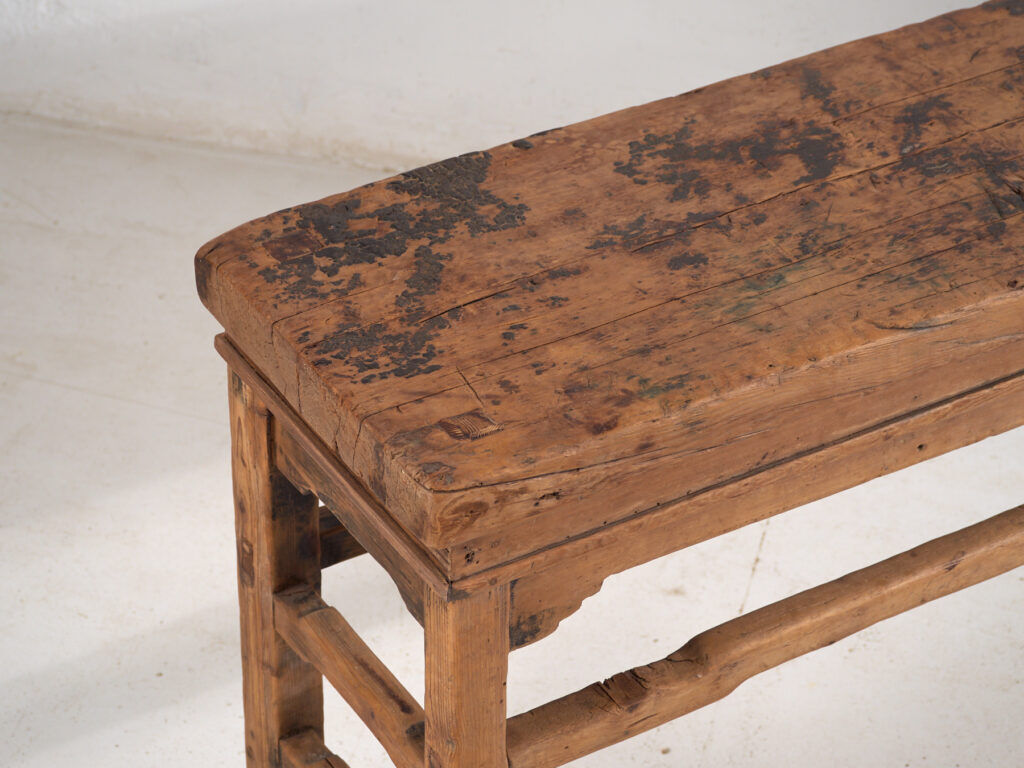 Chinese console table in old elm – Shanxi, circa 1890