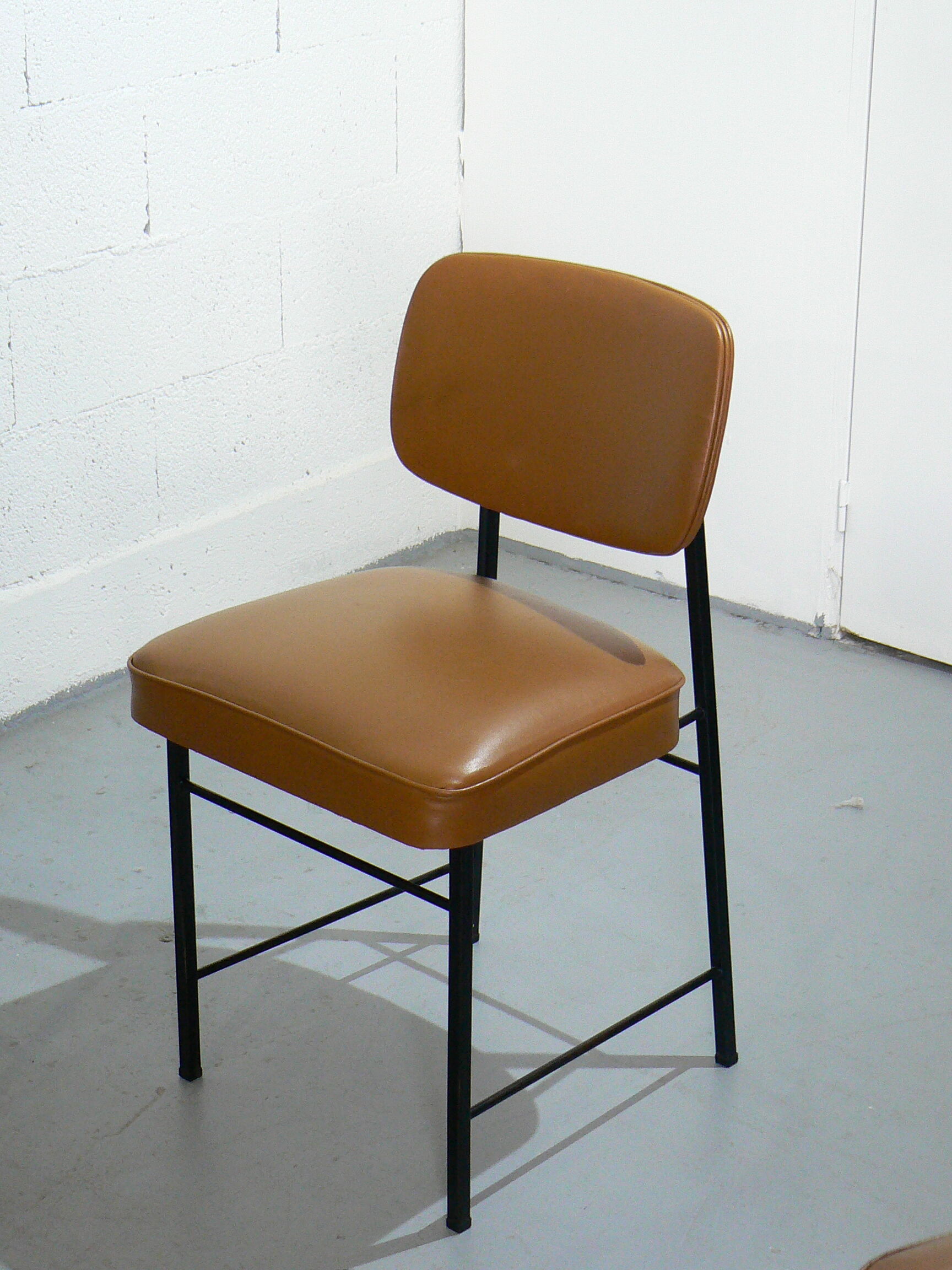 Set of 6 chairs Guermonprez 1960