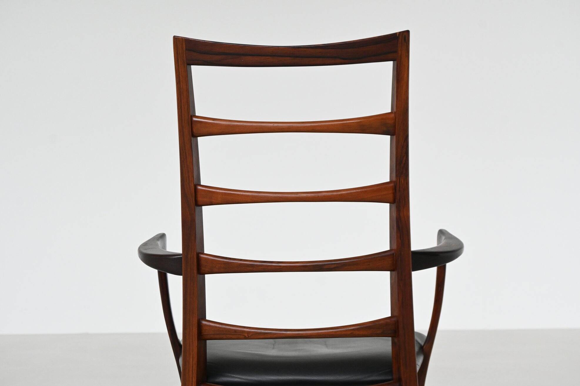 Niels Koefoed Model 'Lis' armchair in rosewood Denmark 1960