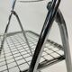 Set of four chrome folding chairs by Niels Gammelgaard for Ikea 1970