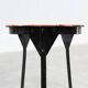 Table d'appoint Art Nouveau en métal et cuivre dans le style de Gustave Serrurier-Bovy