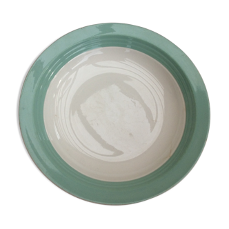 Plat rond creux Ceranord St-Amand semi-porcelaine