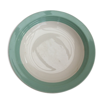 Hollow round dish Ceranord St-Amand semi-porcelain