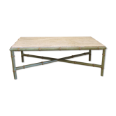 BAMBOO TABLE , TRAVERTINE XX EME