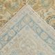 Sky Blue Hand Knotted Antique Vintage Persian Tabriz Rug, 293x407 Cm