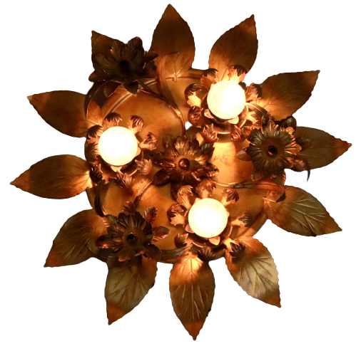 Vintage ceiling lamp ceiling lamp willy daro flower flower lamp