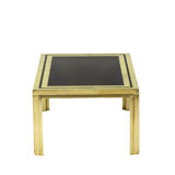 House Iiwans pair of pieces of sofa in gilded brass, 1970s