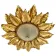 Large 55 cm golden 'florentine theatre' ceiling light by banci, florence, italy, 1970