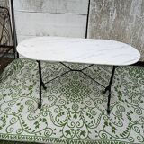Oval bistro table