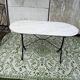 Oval bistro table