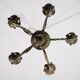Fascinating Vintage Brass chandelier, 1960s