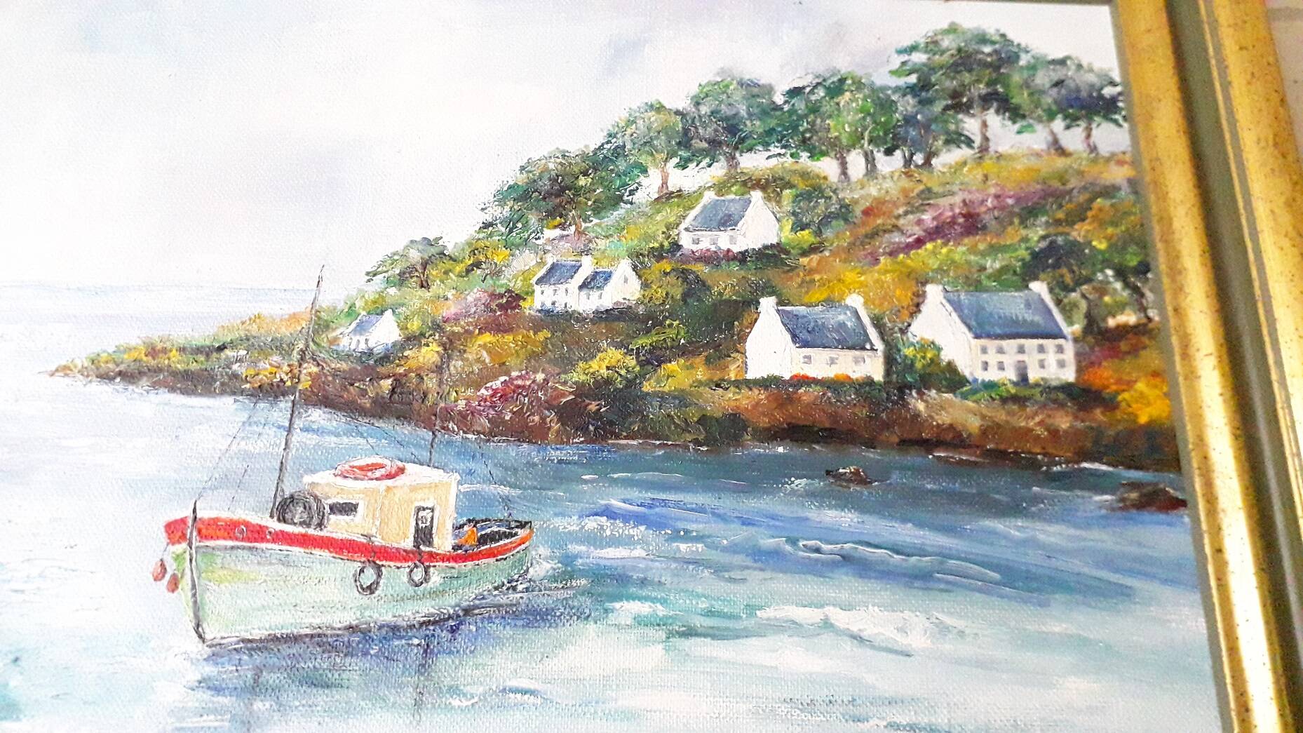 Marine painting painting