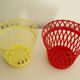 Set of 4 vintage plastic pot covers - model "SYLA"