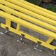 Yellow vintage coat holder