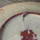 Large glazed ceramic fruit dish/cup signed on the back "Puigdemont" 60s/70s