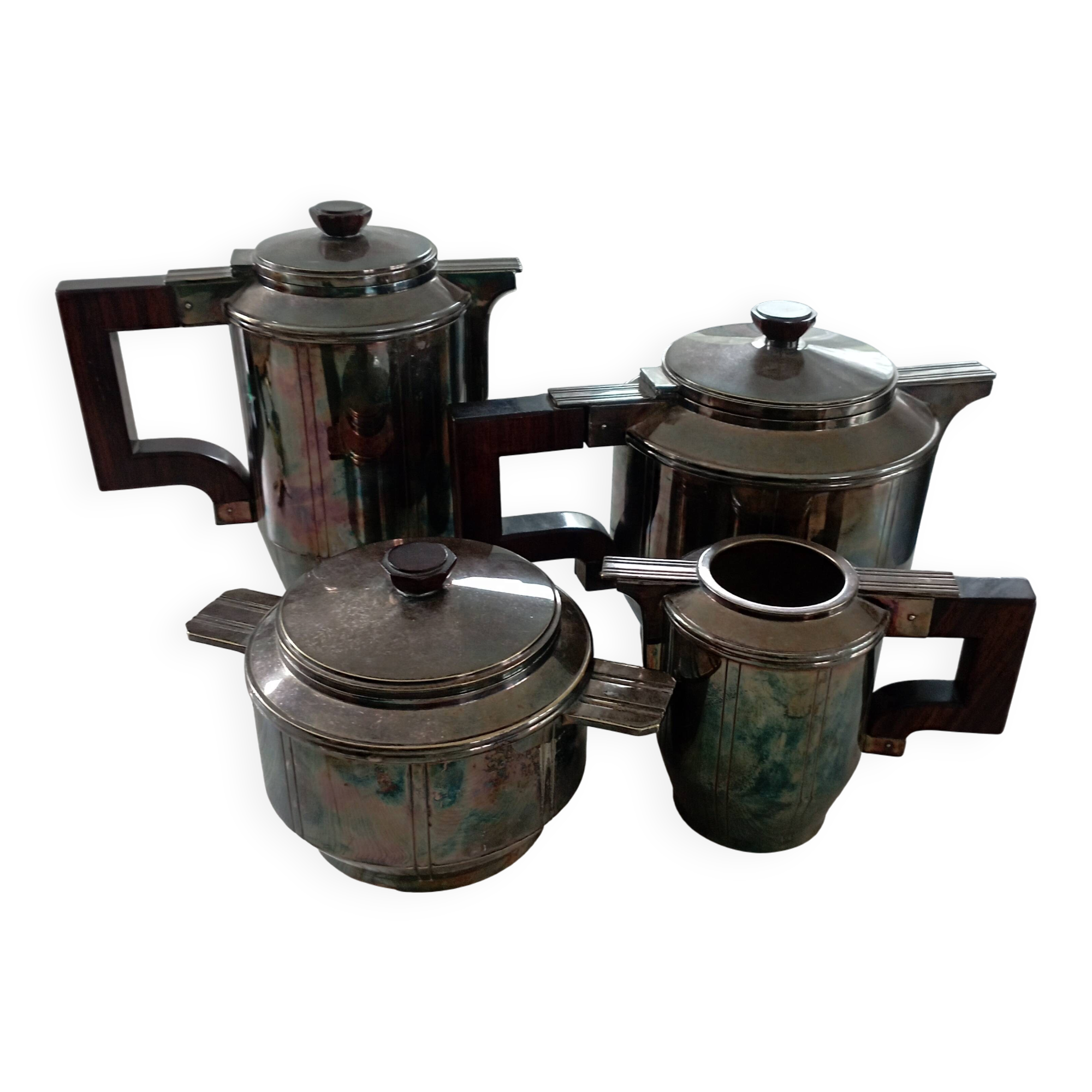 Art Deco tea service, 4 pieces