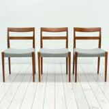 1960s Swedish garmi teak dining chairs by Nils Jonsson for Troeds, set of 6