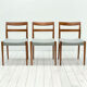 Ensemble de 6 chaises en teck garni par Nils Jonsson pour le fabricant suédois Hugo Troeds