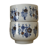Lot de 2 tasses motif fleur bleue