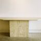 Very large travertine console, Italy, 1970s.