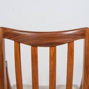 Chaises de salle à manger en teck et tissu du milieu du siècle par Leslie Dandy pour G-Plan, Unite