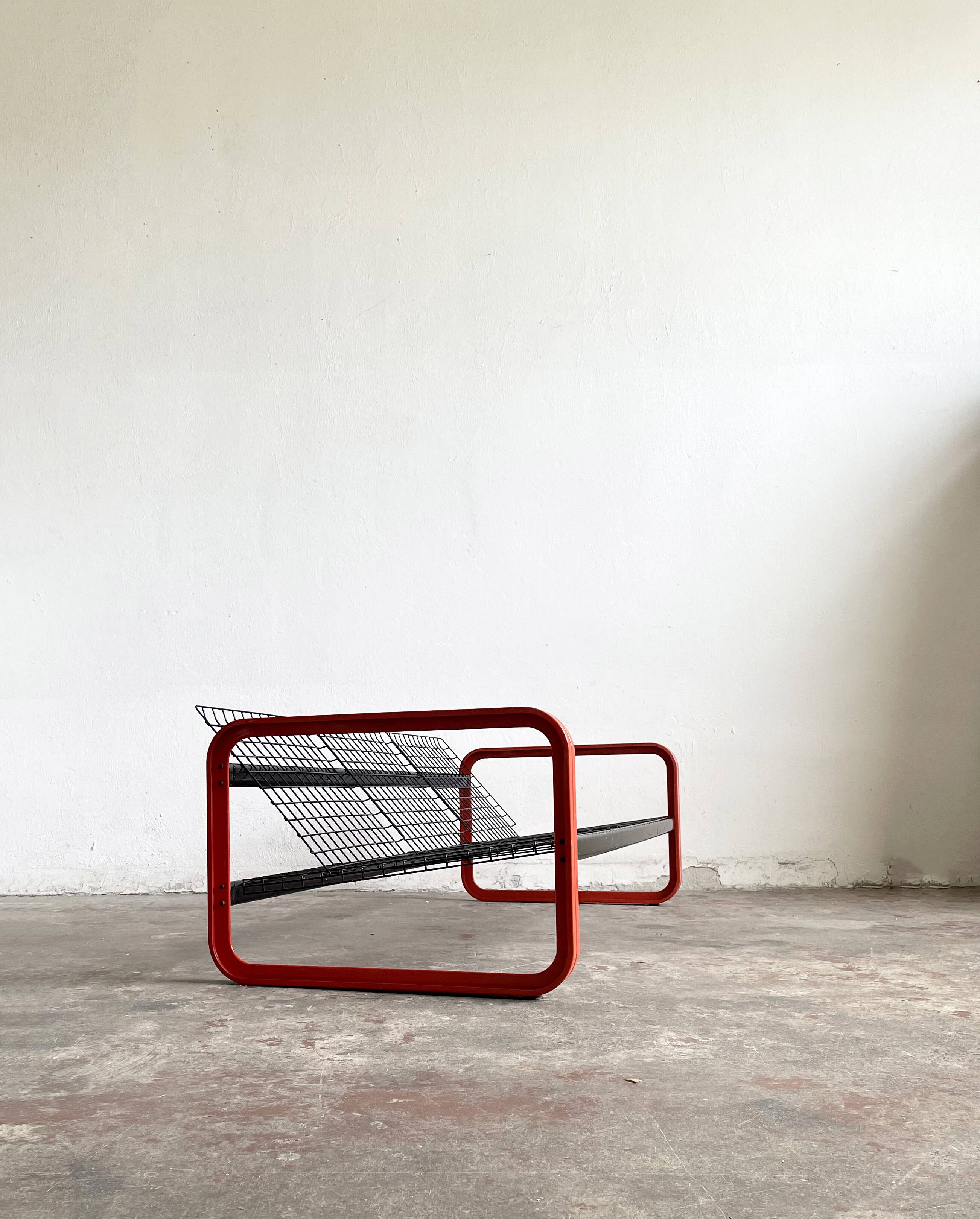 Canapé 3 places 'Quadra' design by Gigante Zambusi Boccato pour Seccose, Italie années 1980