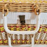 Rattan suitcase
