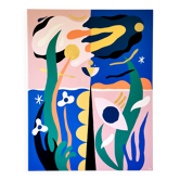 Peinture acrylique - Les 3 planètes
