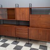 Free standing wall unit teak 1960s