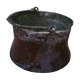 Old copper cauldron