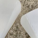 Pair of vintage modernist design wall lights from the 1970s