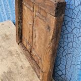 Old wooden tribal window