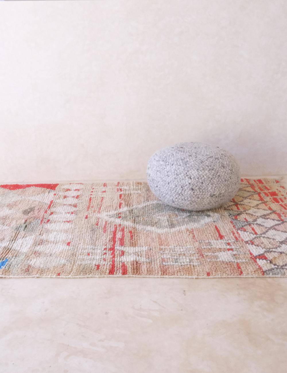 Neutral Berber Rug - 257 x 155 cm