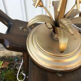 Lampe dorée gerbe de blé années 50/60