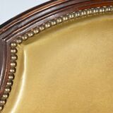 Fauteuil de Bureau Pivotant en Hêtre, style Louis XVI – Fin XIXe
