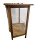 Vintage wooden bar cabinet / display case / shelf