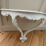 Patinated wall console