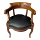 Restoration walnut office chair