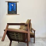 Paire de fauteuils en teck Capella par Illum Wikkelso