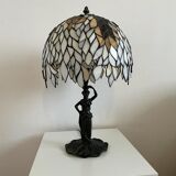 Lampe bronze femme