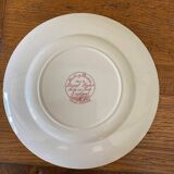 Royal Tudor English earthenware plate with Fruits&Flowers decor
