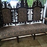 Louis XIII oak sofa