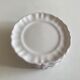 Set 8 plates with godrons XXS in glazed earth workshop Simone Favier 1970 Moustiers