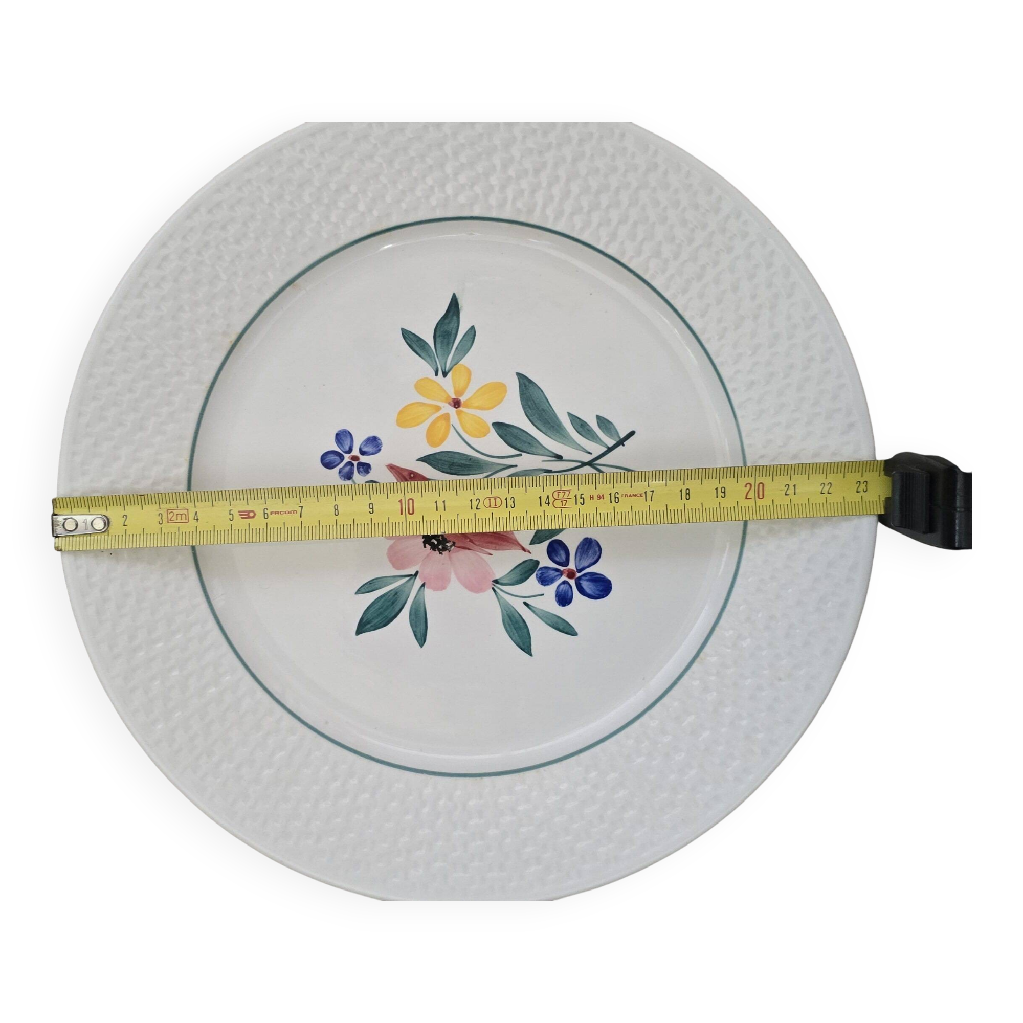 4 flat plates Fabiola Digoin Sarreguemines