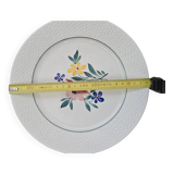 4 Fabiola Digoin Sarreguemines dinner plates