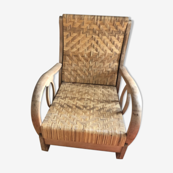 Colonial-style armchair