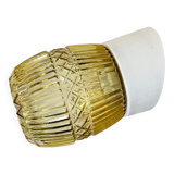 Vintage White Porcelain Wall Light, 1970s