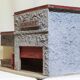 Old wooden garage toy