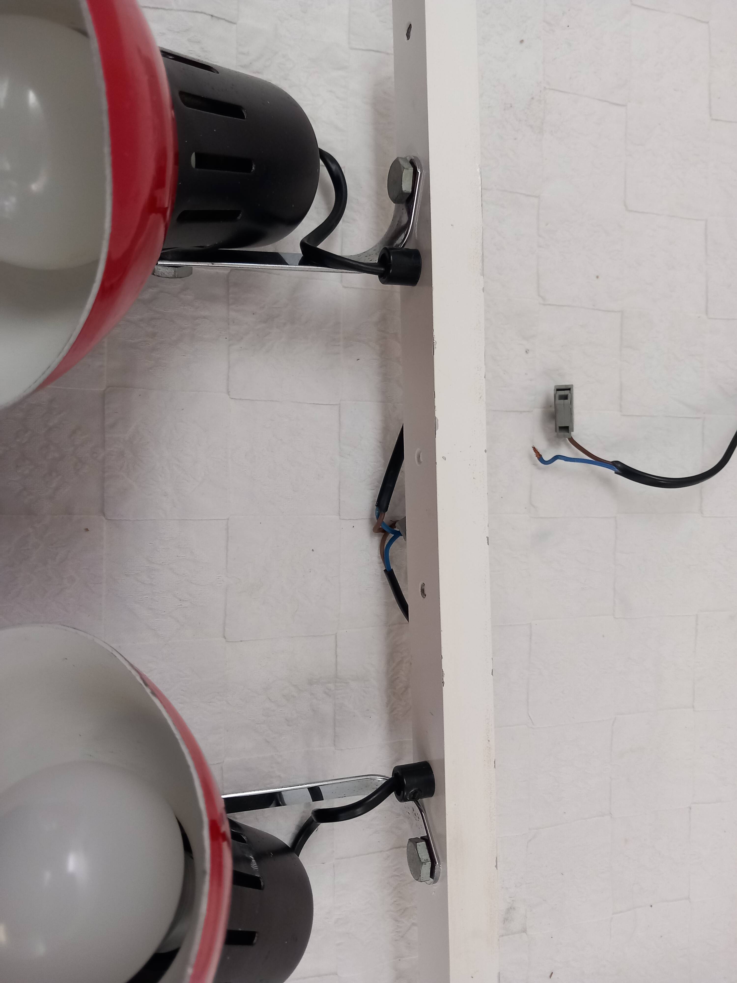 Metal spotlights, vintage.