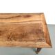 Solid walnut farmhouse table, 1950s.